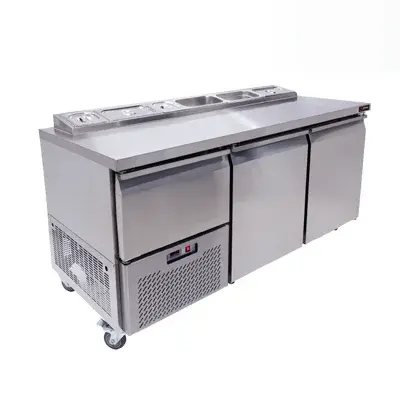 3.5 Door 750mm Pizza Top Underbar UPS7024-R02