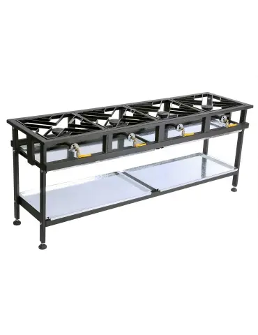 Boiling Table Solid 4 Burner