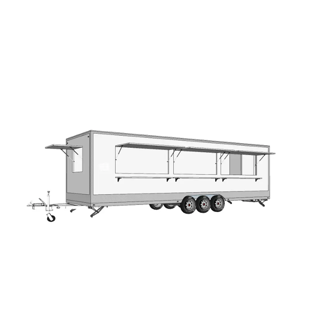 Mobile Kitchen Trailer 6m –Double Axle