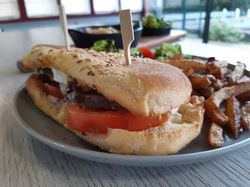 Burger brie du cochon, un p'tit délice!
