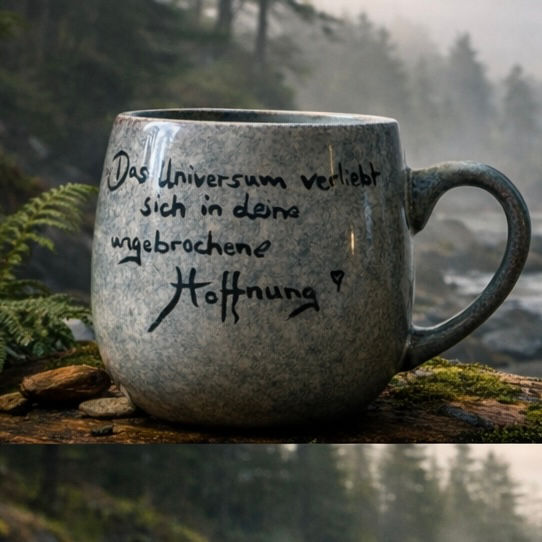 Miniaturbild: Handsignierte Poesietasse (nur 10 Stück)