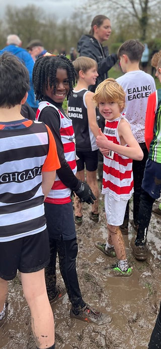 thumbs up from two of the juniors