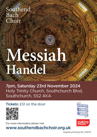 Handel's Messiah on Saturday 23rd November