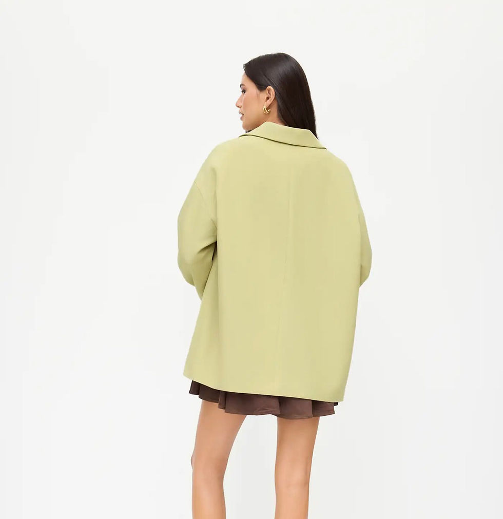 Thumbnail: Cider Overcoat - Matcha Green - Small
