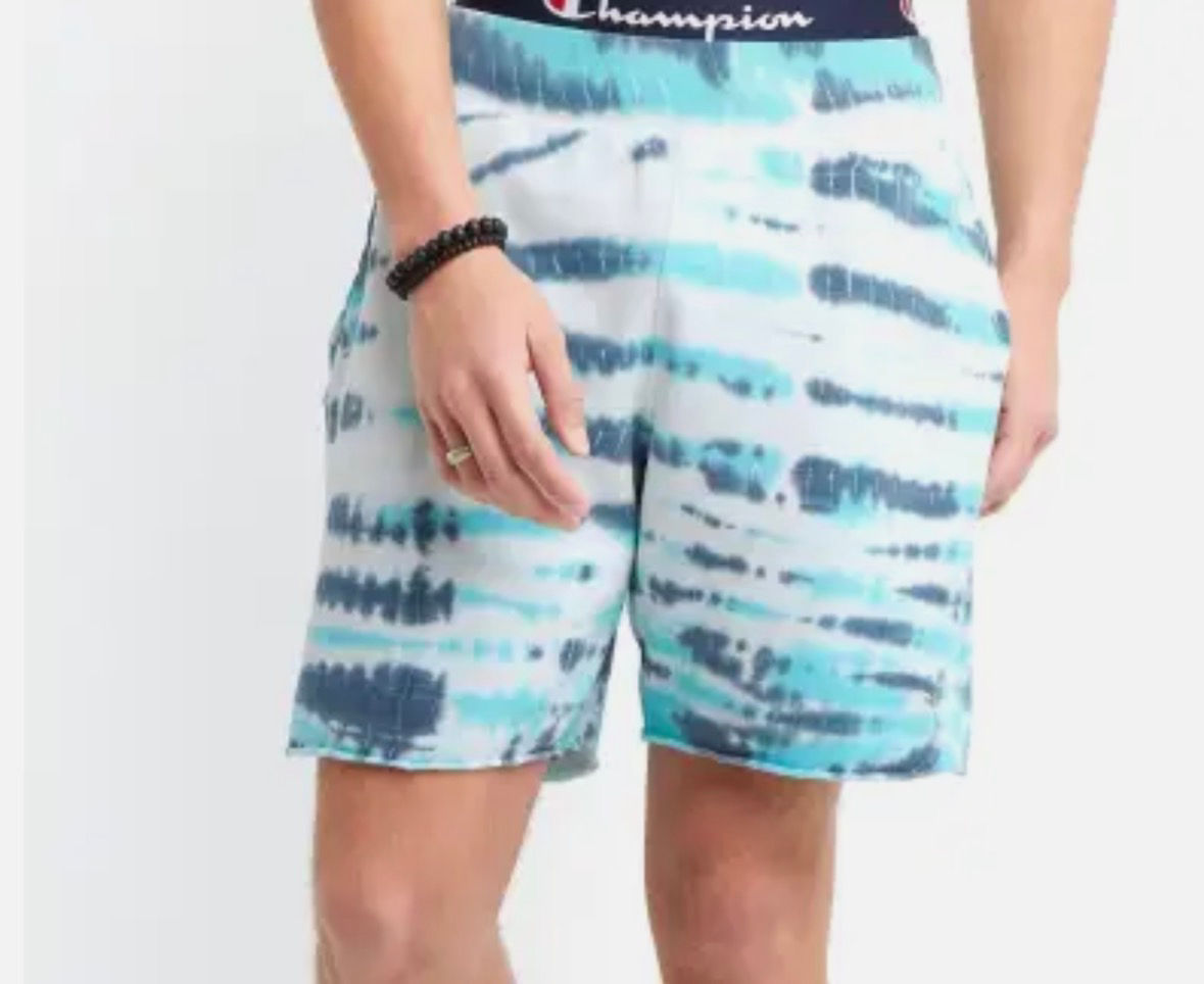 Tie Dye Fleece Casual Shorts - Small