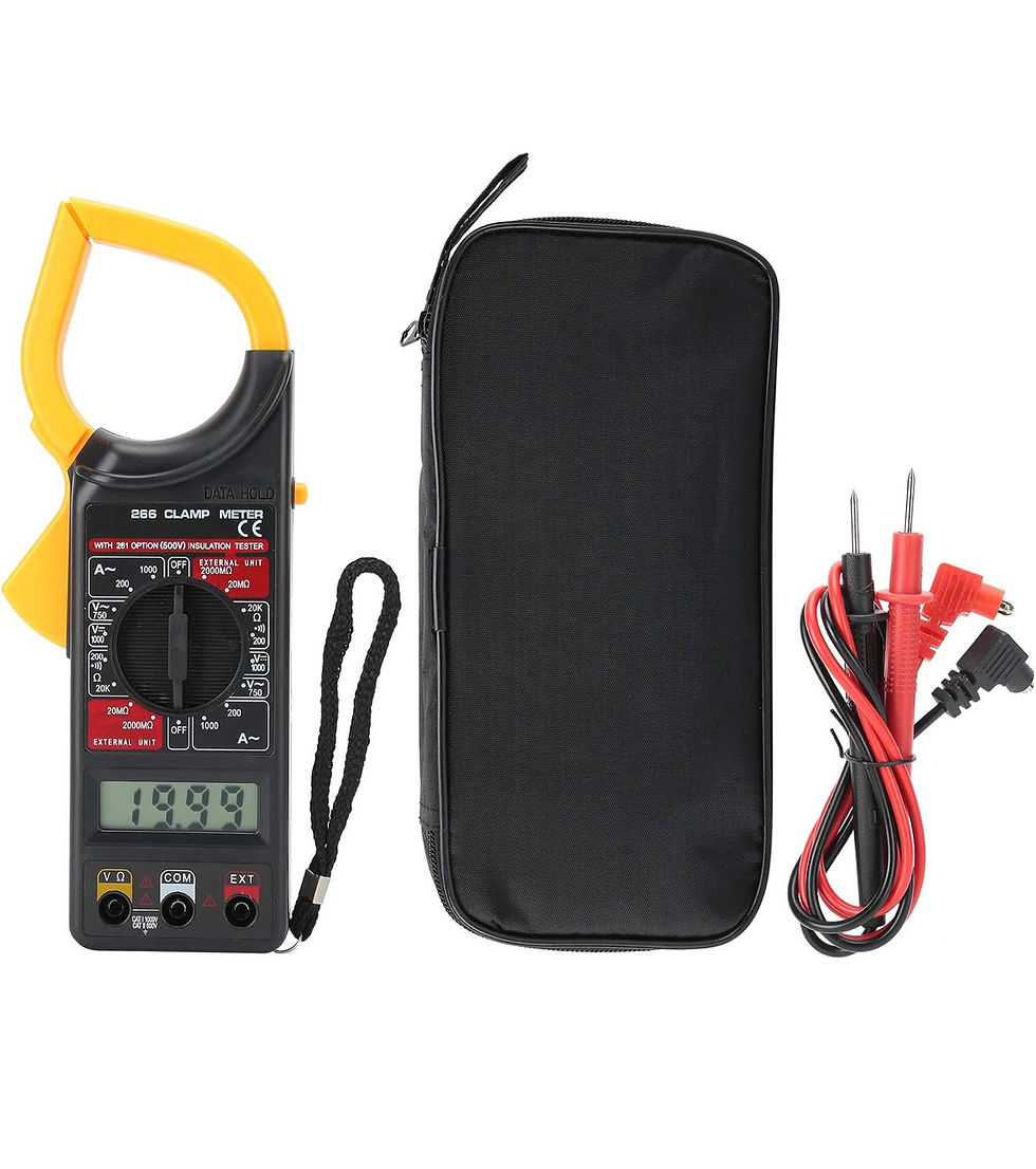 Thumbnail: Digital Clamp Meter - Handheld Ammeter