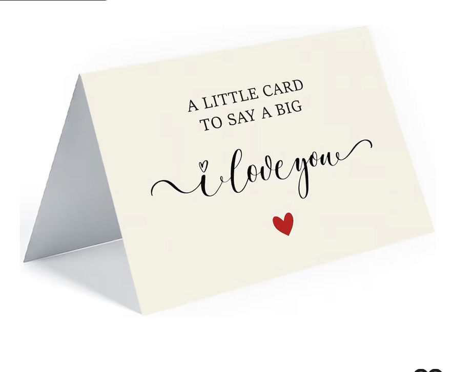 I Love You Card
