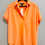 Thumbnail: French Connection Large Short Sleeve Orange Blouse