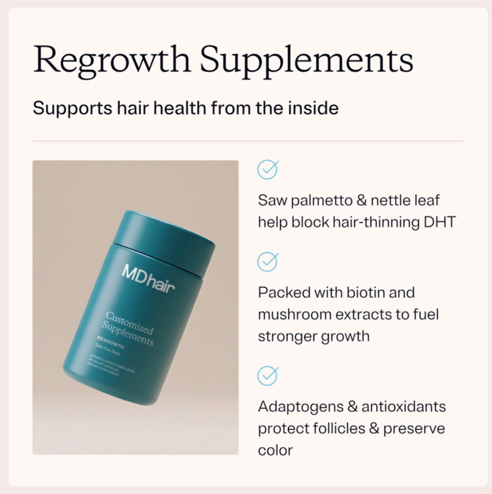 Thumbnail: MDhair Hair Regrowth Supplements for Men