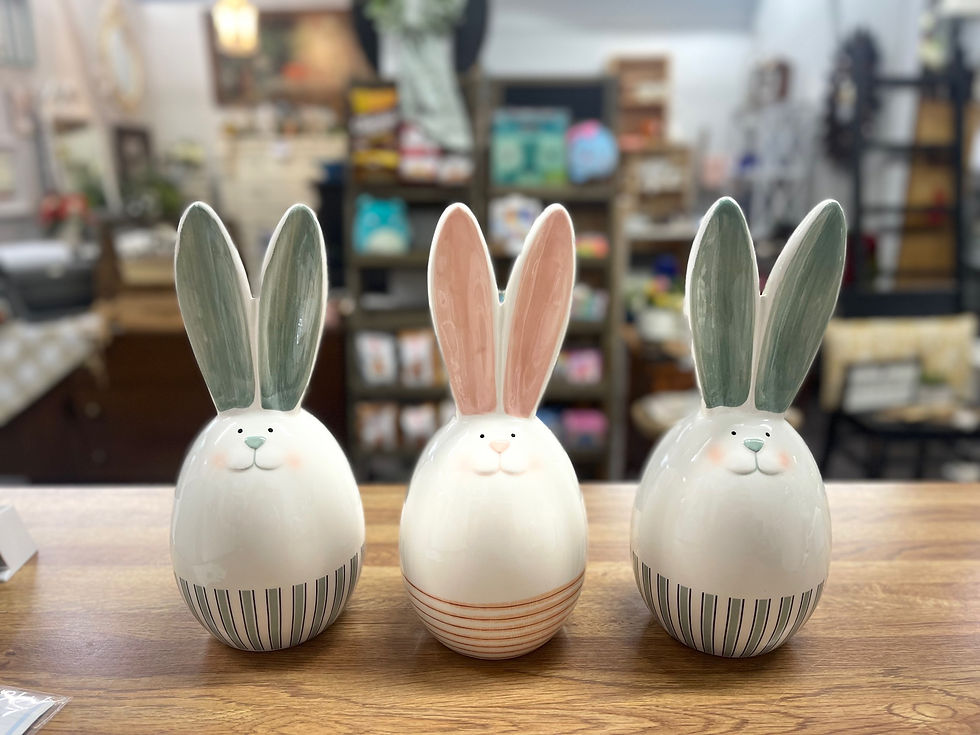Thumbnail: DM100 Easter Bunny Ceramic Decor