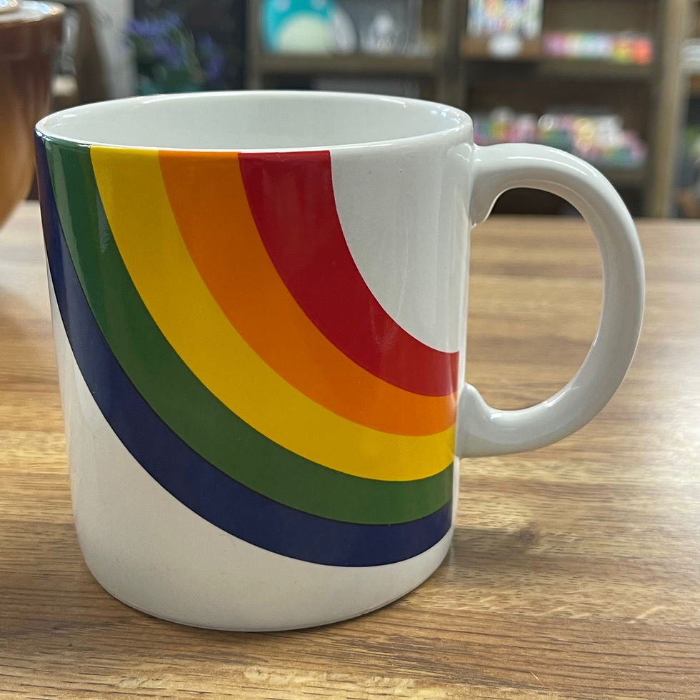 Thumbnail: DM100 FTDA Rainbow Mug - Vintage FTD Rainbow Mug - Vintage Retro Rainbow Mug - M
