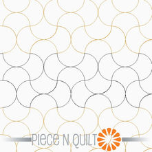 Line drawing of Apple Cores panto