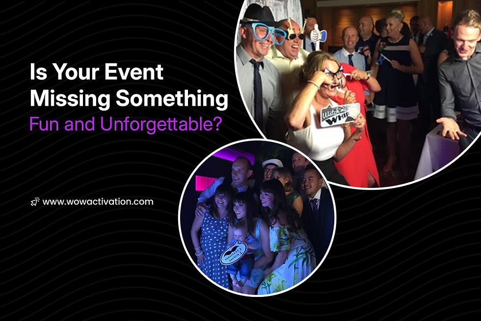 Is Your Event Missing Something Fun and Unforgettable?