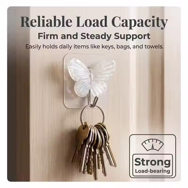 Thumbnail: Butterfly Adhesive Hooks- Set of 5