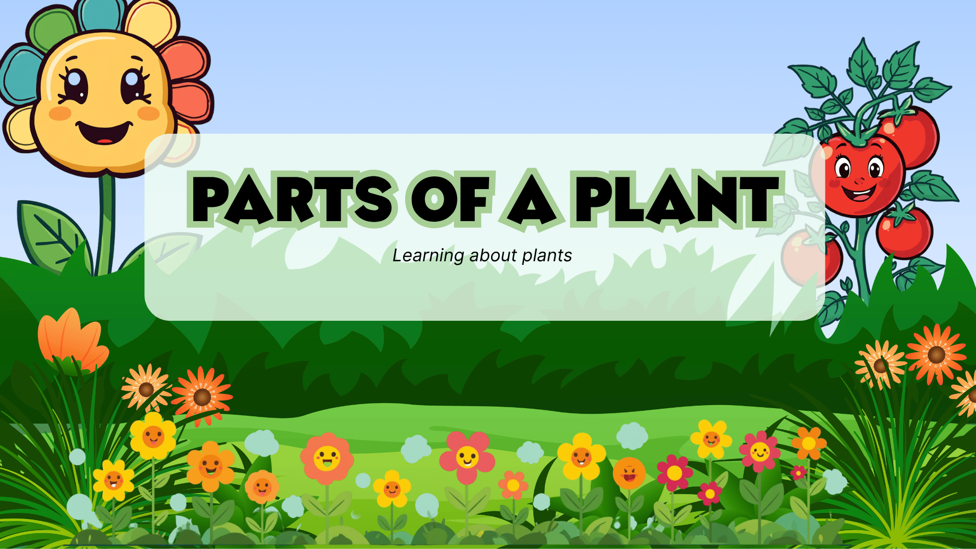 Parts of A Plant Editable Canva Slides- Agricultural Science