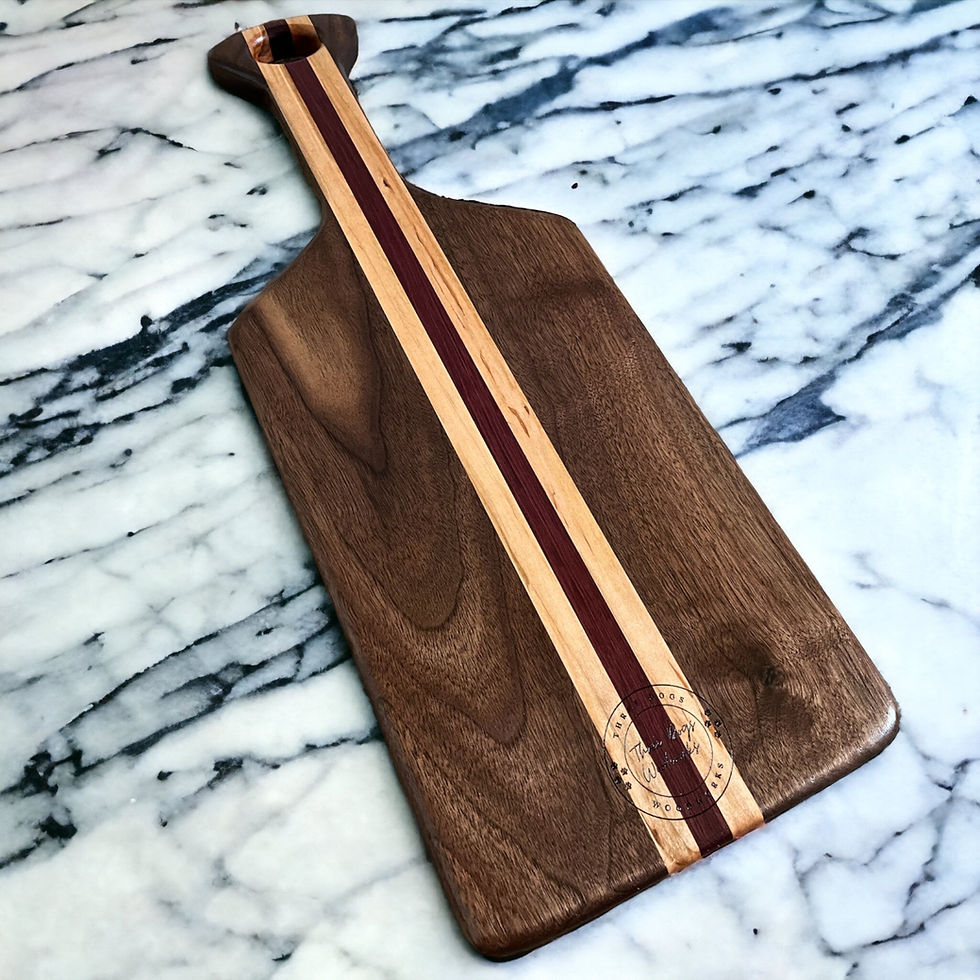 Thumbnail: Multi Exotic Wood Charcuterie Board