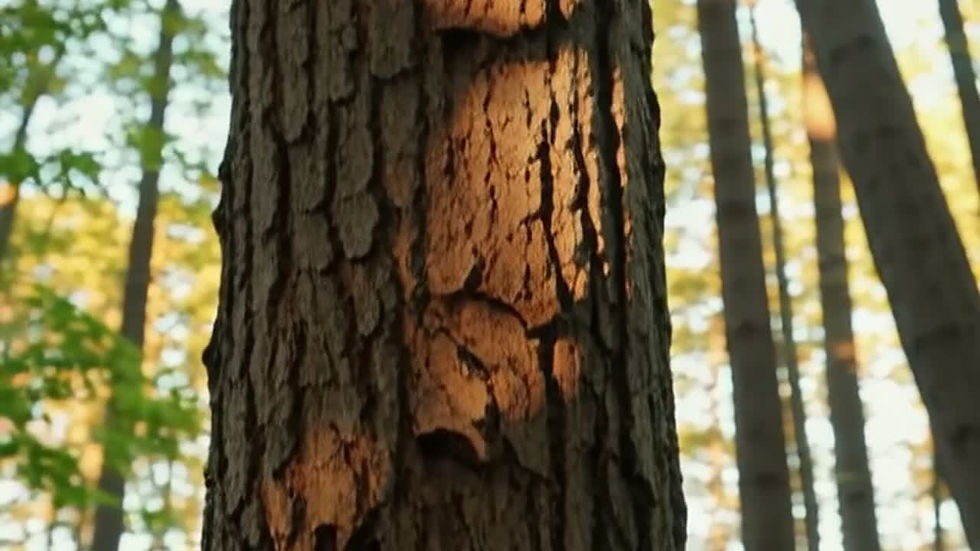 Un árbol firme en el bosque