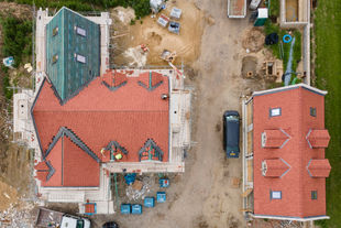 Ariel View New Build In Progress