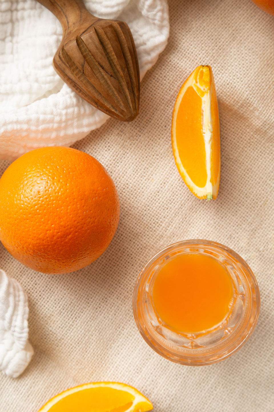 Fresh oange juice photography