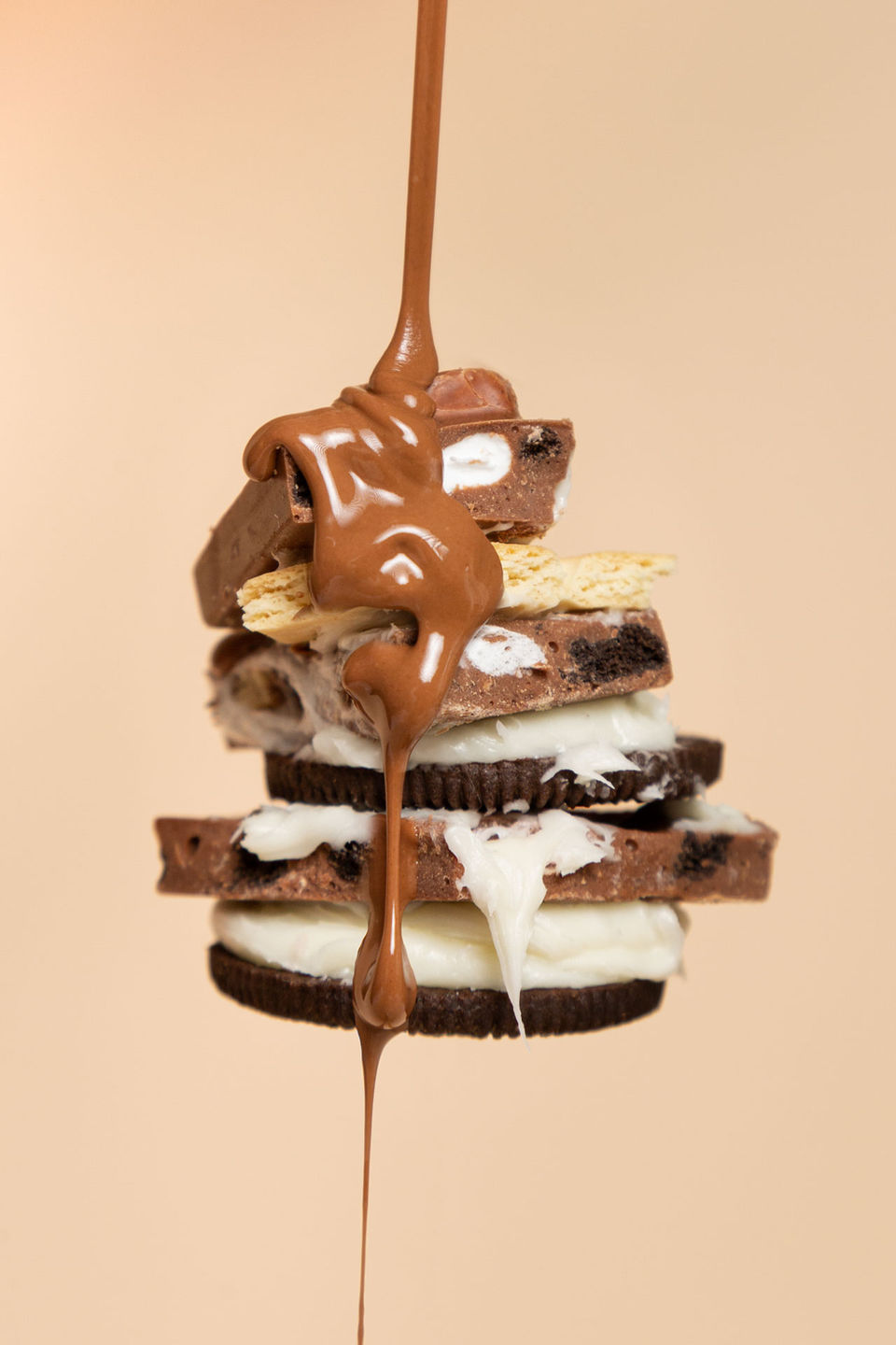 Oreo Cookies chocolate smore dripping