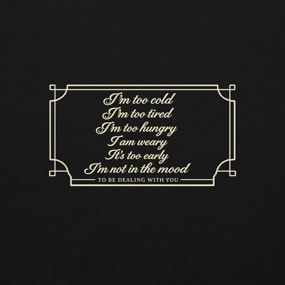 Thumbnail: “I’m Not in the Mood” Signature Unisex Hoodie