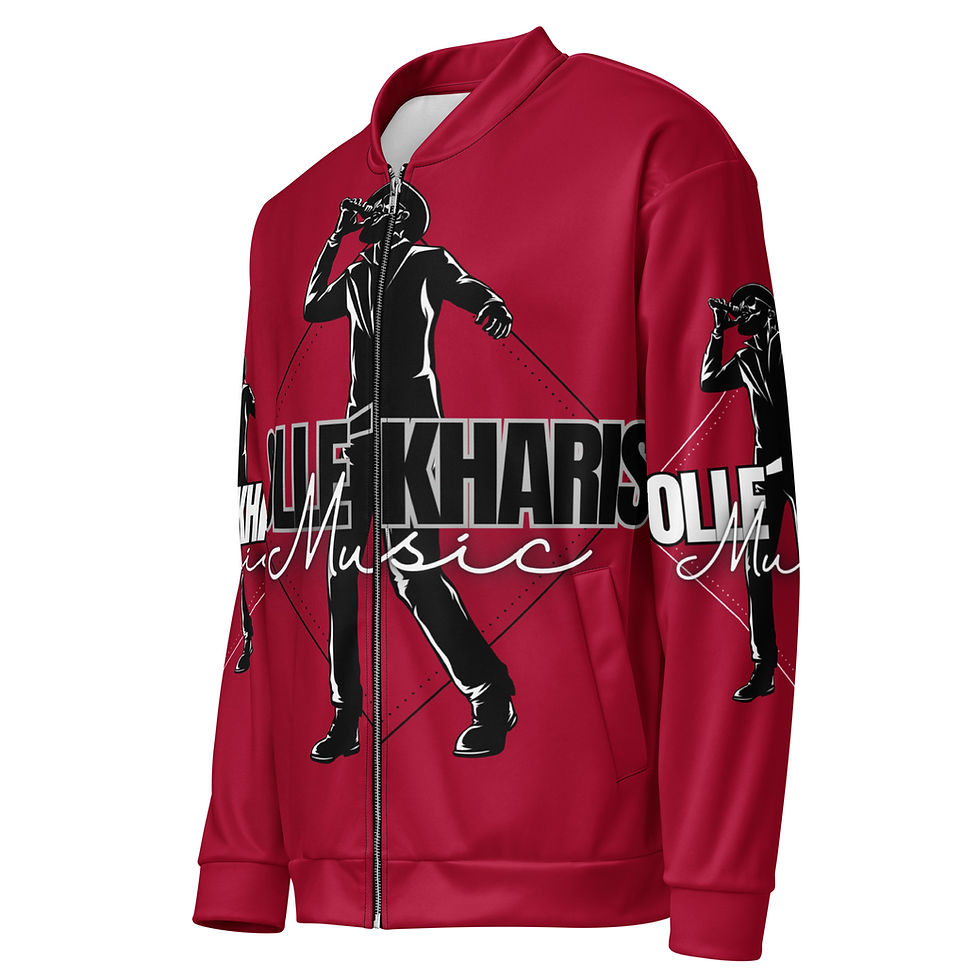 Thumbnail: Colle´ Kharis Music Red Bomber Jacket
