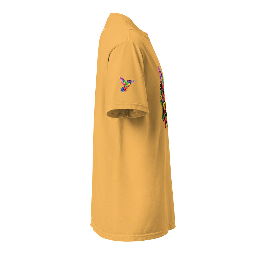 Thumbnail: Collé Kharis "Caribbean Bloodline" Unisex Heavyweight Comfort Colors Tee