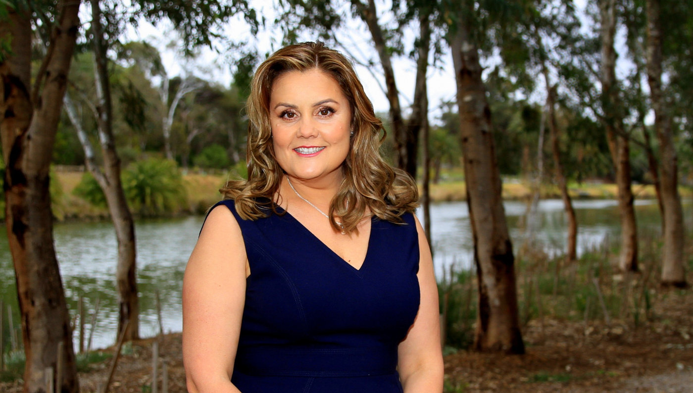 Portrait of Isabella Villani outdoors beside a river