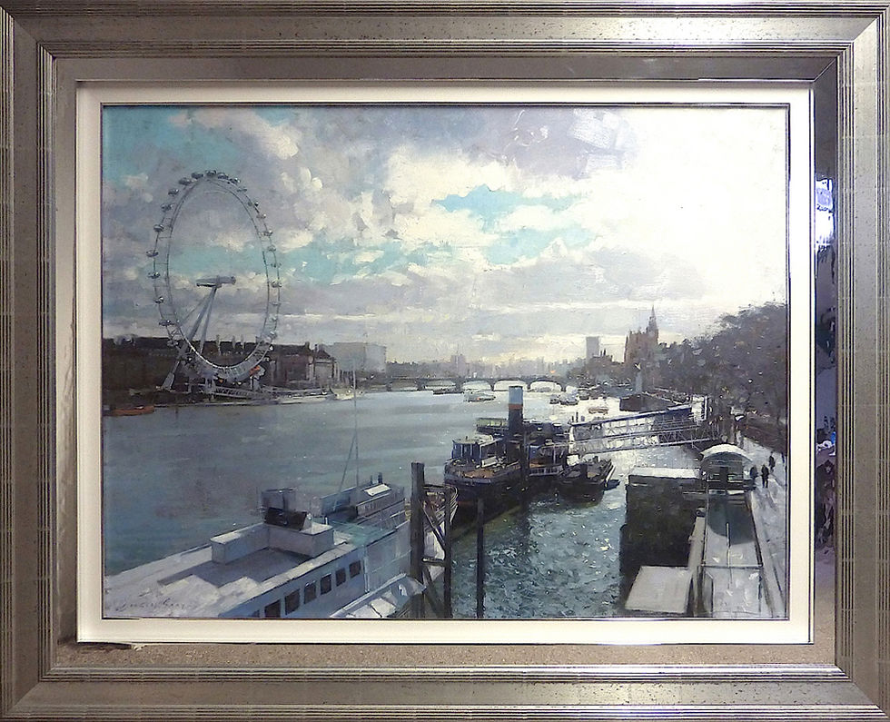 "Cloudbreak, River Thames" by Artist Douglas Gray