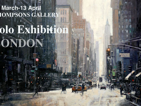 Solo Ehibition Douglas Gray Artist Thompsons Gallery London 2019 Artist