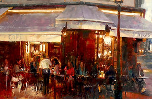 Cafe St Regis 2, Paris by Douglas Gray