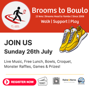 BROOMS TO BOWLO WALK 2026 - 26th July