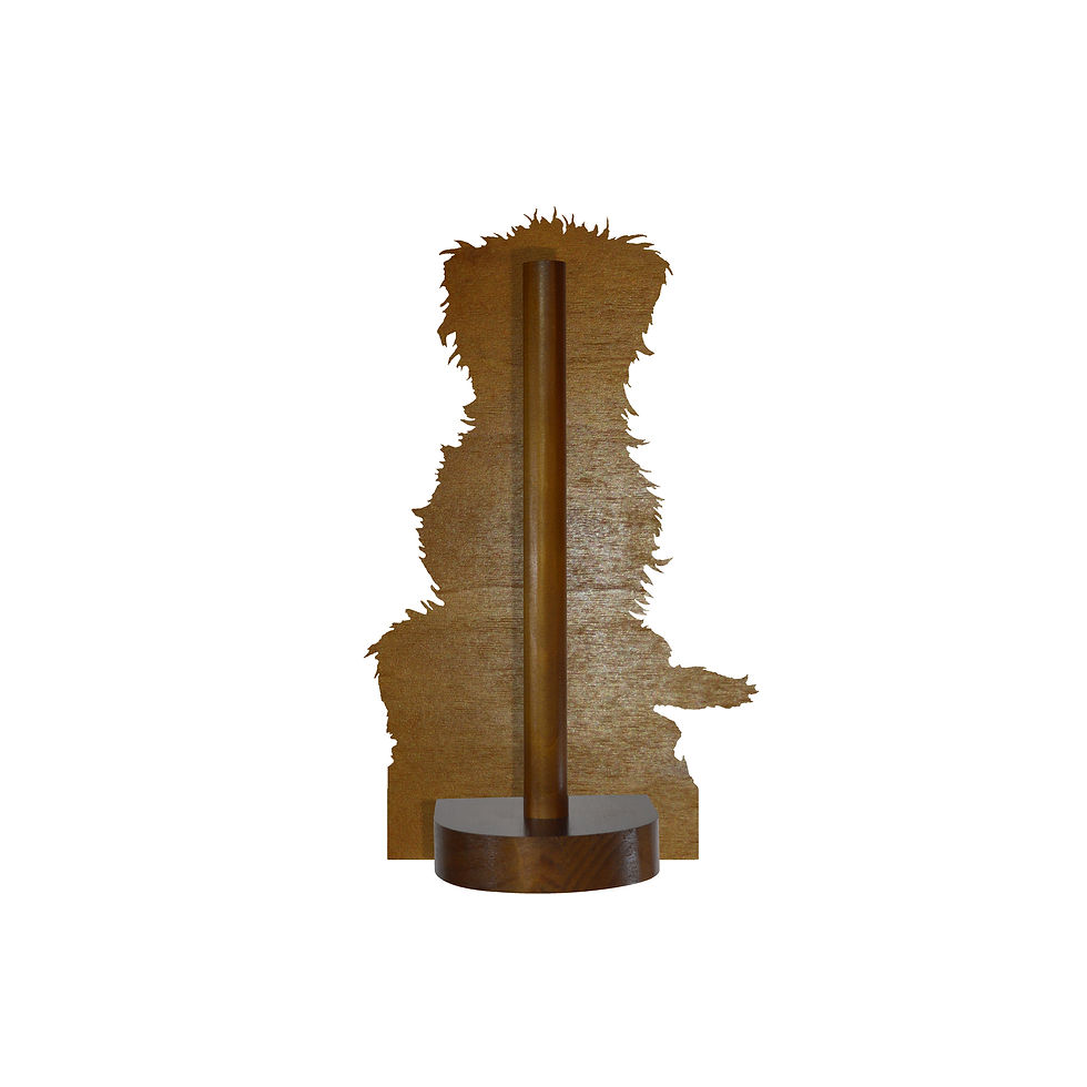 Thumbnail: Innocent (Bryn Parry ) - Printed Wood Toilet Roll / Kitchen Roll Holder.