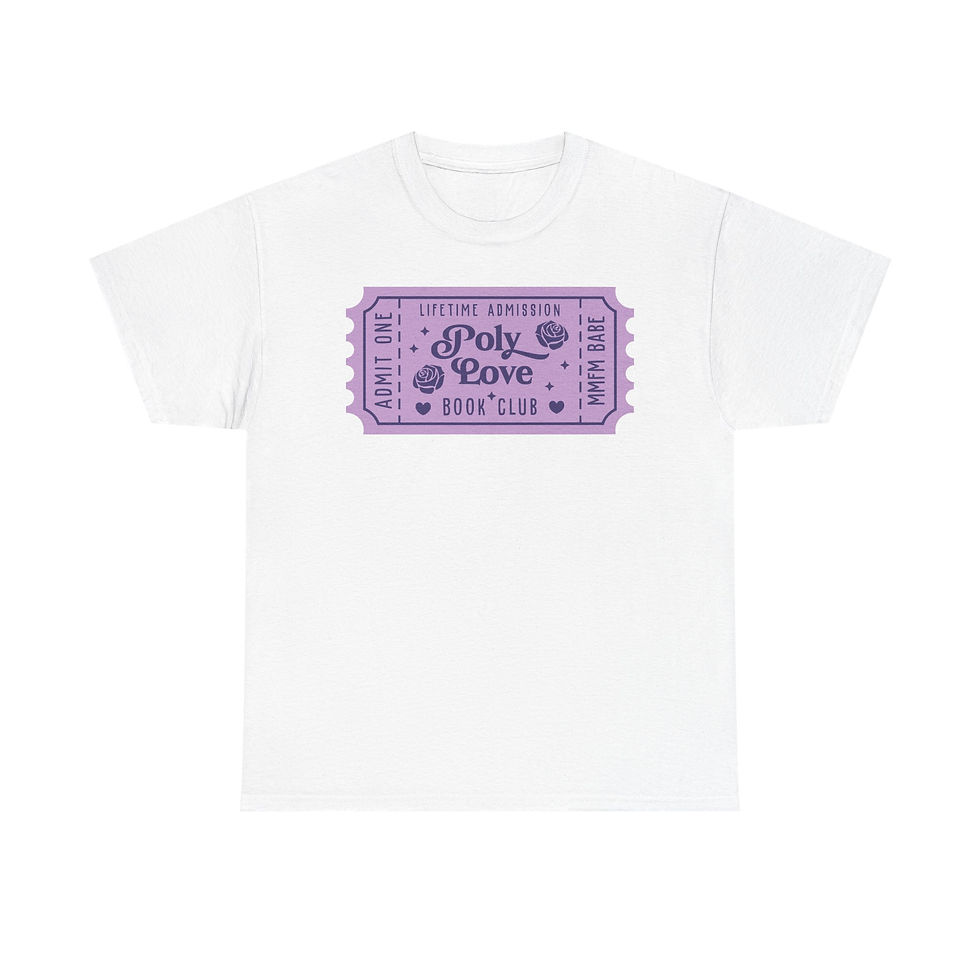 Thumbnail: Poly Love Book Club Ticket Graphic Tee