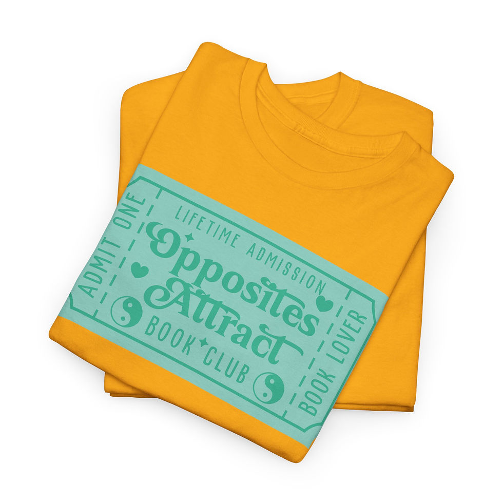 Thumbnail: Opposites Attract Book Club Ticket Graphic Tee