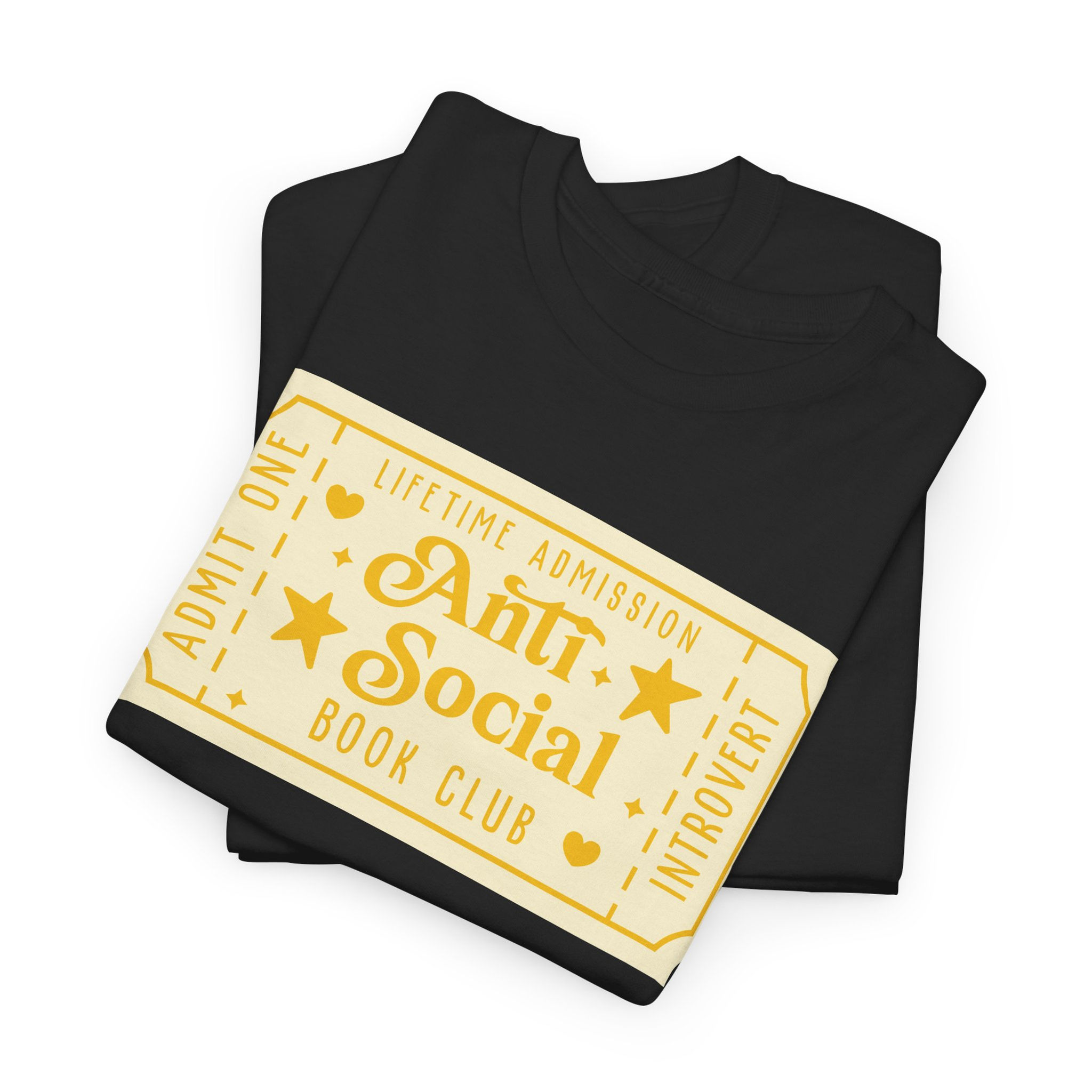 Anti Social Book Club Ticket Graphic Tee
