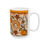 Thumbnail: 15oz. Spooky Vibes Orange Mug Looks raised\3D but is not.