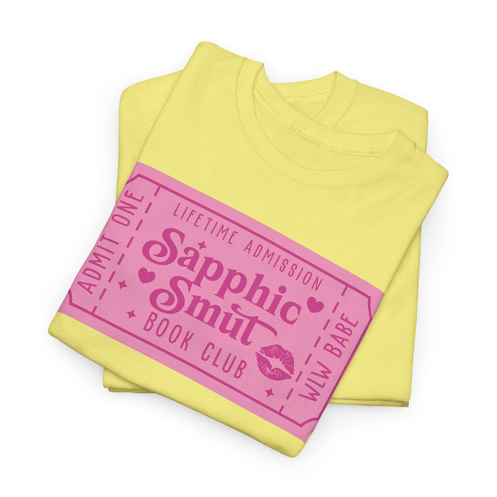 Thumbnail: Sapphic Smut Book Club Ticket Graphic Tee