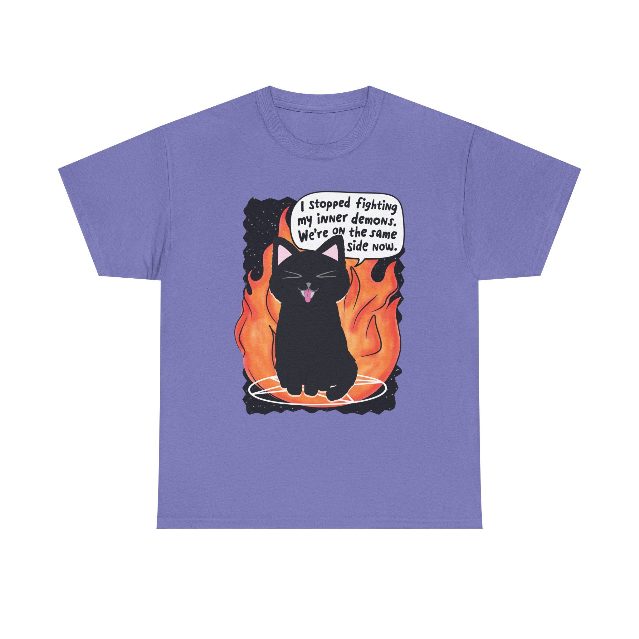 Same Side Cat Graphic Tee