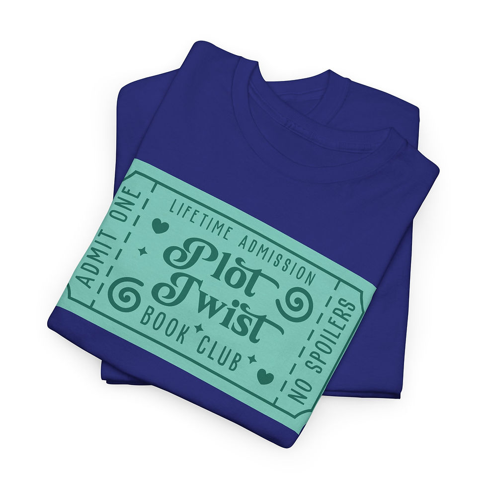 Thumbnail: Plot Twist Book Club Ticket Graphic Tee
