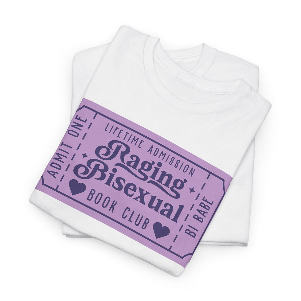 Thumbnail: Raging Bisexual Book Club Ticket Graphic Tee