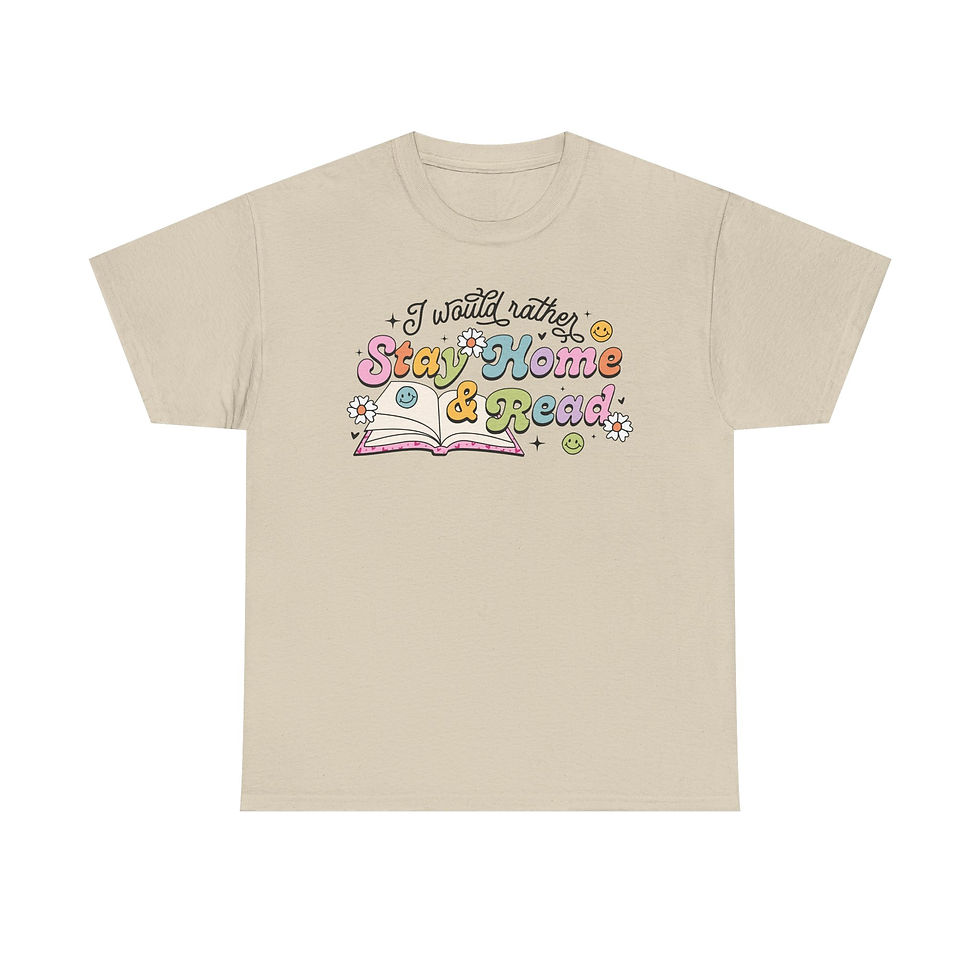 Thumbnail: Rather Stay Home and Read Graphic Tee
