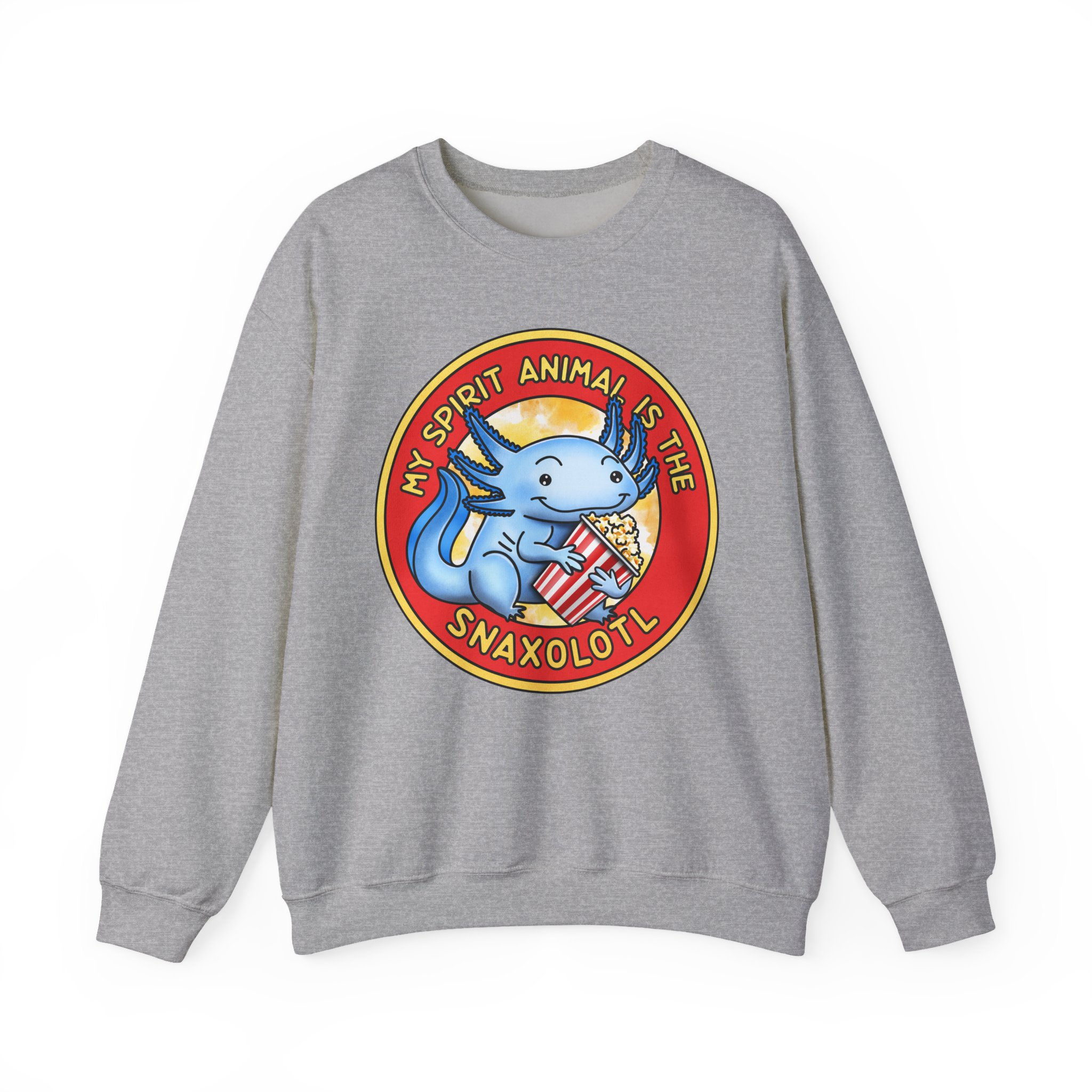 Crewneck Sweatshirt - Snaxolotl Round
