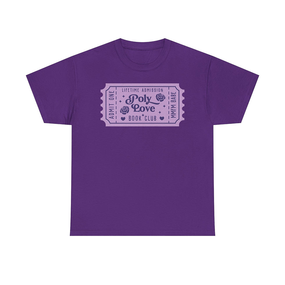Thumbnail: Poly Love Book Club Ticket Graphic Tee