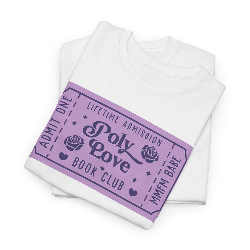 Thumbnail: Poly Love Book Club Ticket Graphic Tee