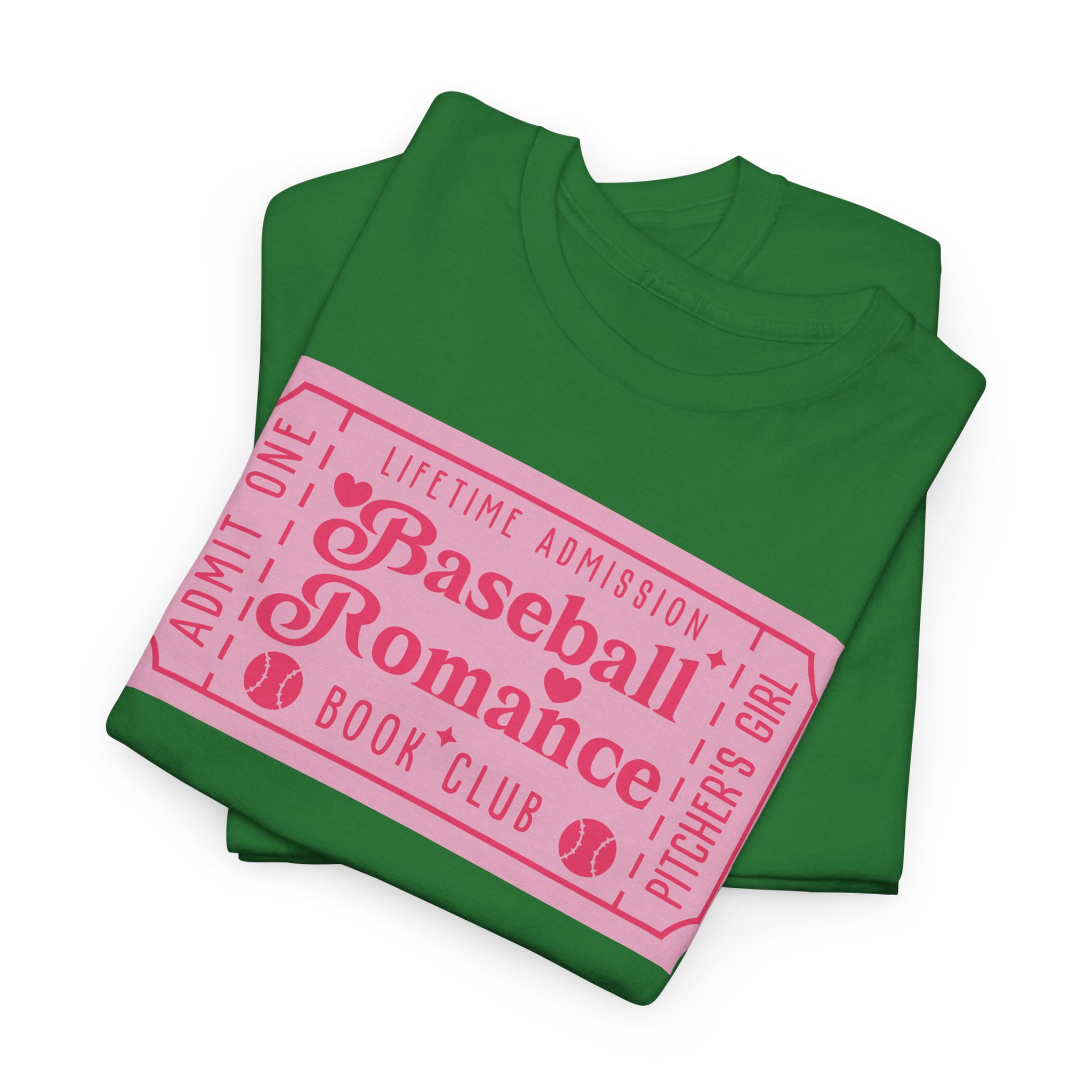 Baseball Romance Book Club Ticket Graphic Tee