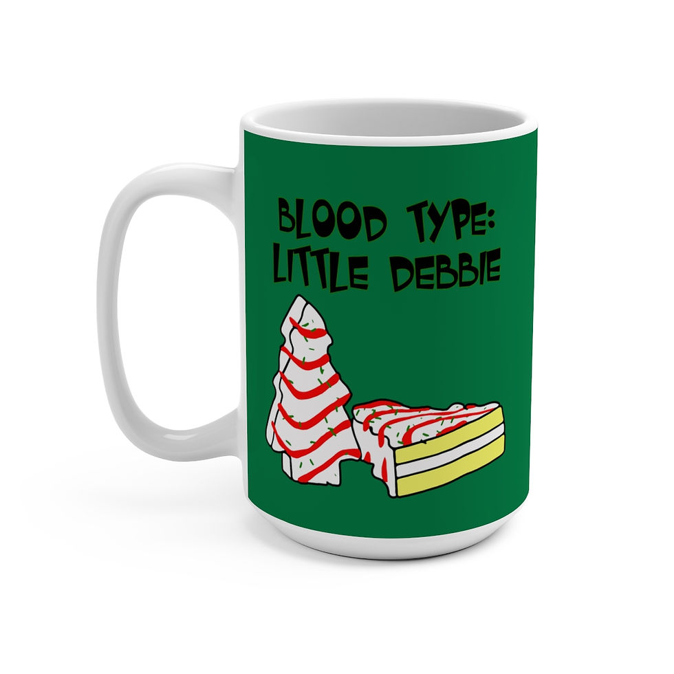 Christmas Blood Type 15 oz. Mug