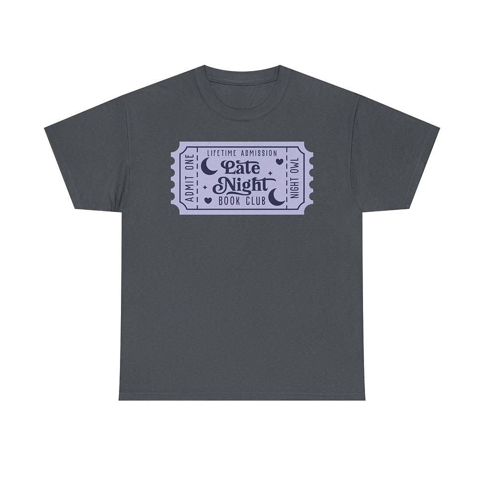 Thumbnail: Late Night Book Club Ticket Graphic Tee