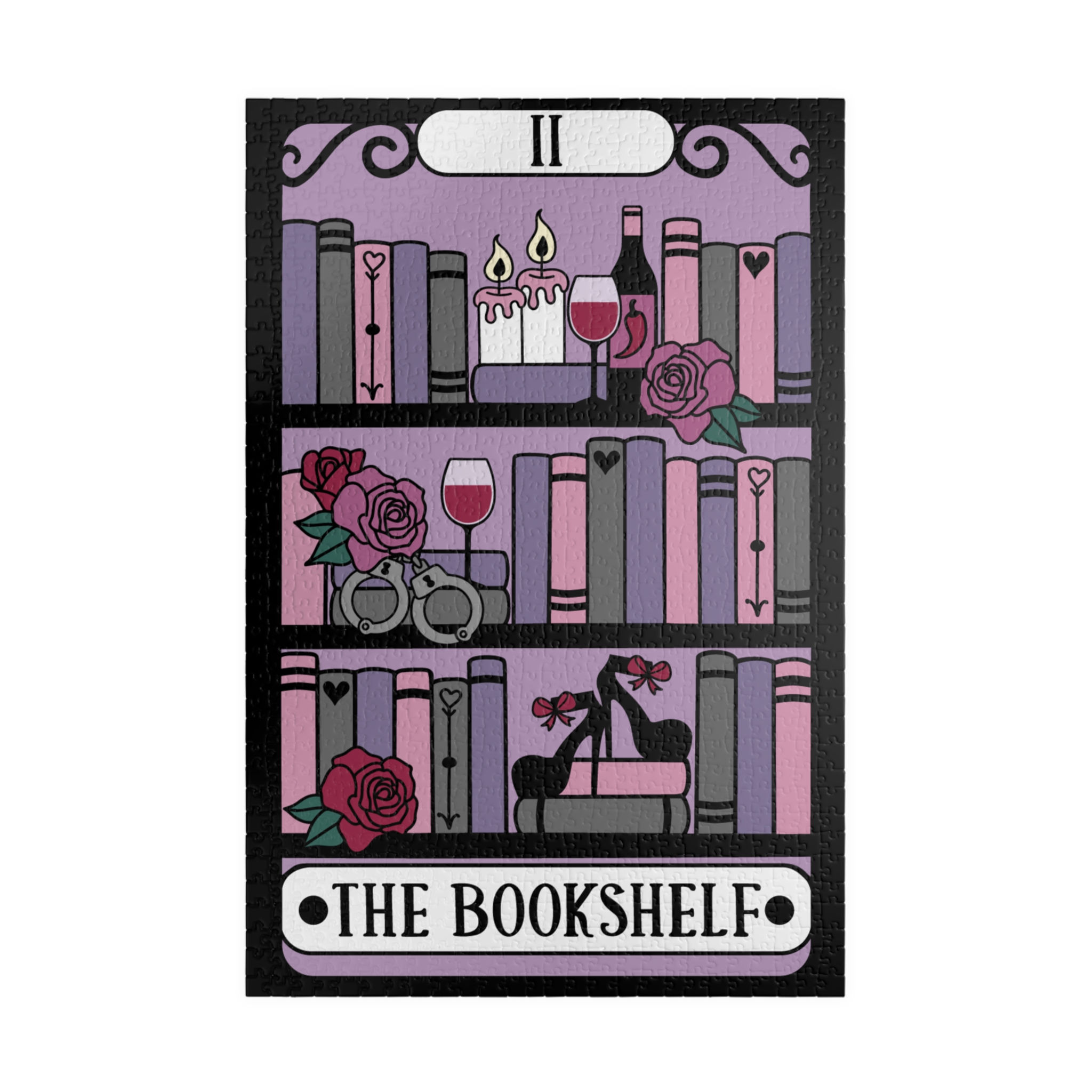 The Bookshelf Tarot Card 1014 piece puzzle
