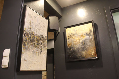 Títulos: 
Humo: 40x60
On Fire: 50x60